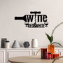Wallity Accesorio Decorativo de Pared de Metal Negro